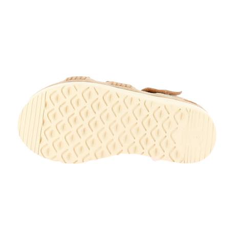 Sandales enfant en cuir Beige clair+Rose clair 4 - vertbaudet enfant 