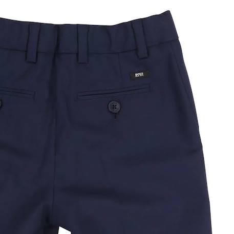 Pantalon enfant en laine Bleu marine 3 - vertbaudet enfant 