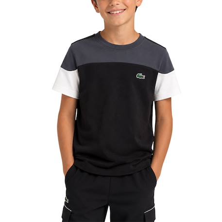 Tee-shirt enfant en coton Noir, gris, blanc 5 - vertbaudet enfant 