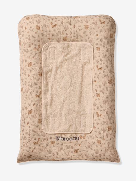 Matelas à langer gaze de coton Nutty ficelle 1 - vertbaudet enfant 