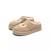 Chausson slippers enfant en daim Beige clair 2 - vertbaudet enfant 