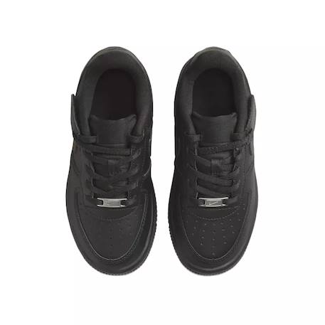 Basket enfant en cuir Blanc/noir+Noir/ noir 10 - vertbaudet enfant 