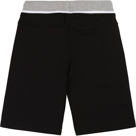 Short garçon en coton Noir, blanc 2 - vertbaudet enfant 