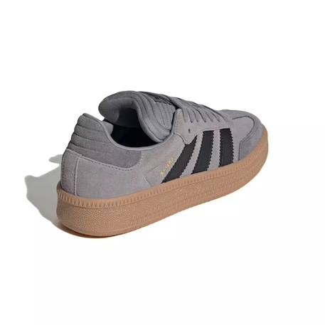Baskets enfant en cuir Gris, noir, gum 4 - vertbaudet enfant 