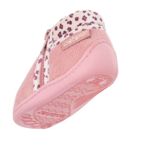 Chaussons bottillons à zip, faciles à enfiler, bon maintien du pied, semelle antidérapante Blush 5 - vertbaudet enfant 