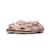 Sandales enfant en daim Marron, blanc+Rose clair 7 - vertbaudet enfant 