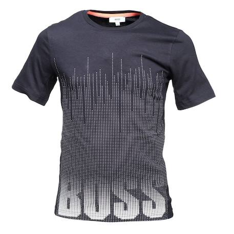 Tee-shirt enfant en coton Noir, blanc 1 - vertbaudet enfant 
