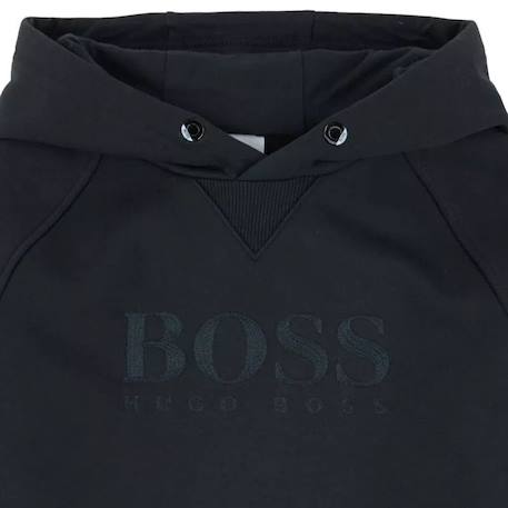 Sweat garçon en coton Noir foncé 3 - vertbaudet enfant 