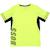 Tee-shirt enfant en coton Jaune, noir 1 - vertbaudet enfant 