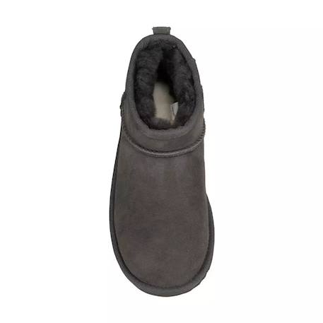 Boots enfant en daim Beige clair.+Gris+Marron foncé+Noir foncé 11 - vertbaudet enfant 