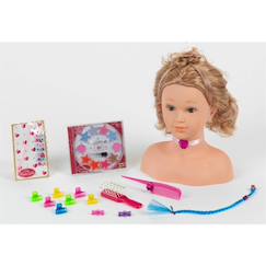 Jouet-Tête à coiffer et à maquiller de 33 cm