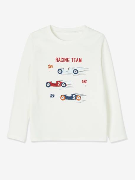 Lot de 2 pyjamas garçon en jersey Racing team Oeko-Tex® ivoire 5 - vertbaudet enfant 