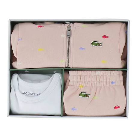 Pack jogg + body+ t bébé en coton Rose clair 3 - vertbaudet enfant 