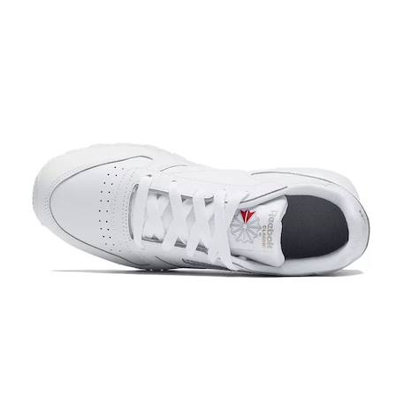 Baskets enfant en cuir Blanc/blanc+Noir/noir 4 - vertbaudet enfant 