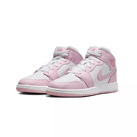 Baskets enfant en cuir Noir et bleu+Rose/blanc 8 - vertbaudet enfant 