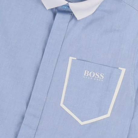 Chemise enfant en coton Bleu, blanc 3 - vertbaudet enfant 