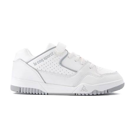 Baskets enfant en cuir Blanc 4 - vertbaudet enfant 