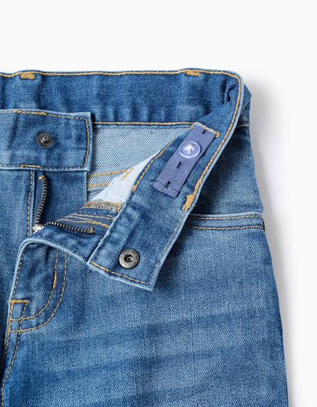 Jean coupe droite Bleu+Bleu foncé 4 - vertbaudet enfant 
