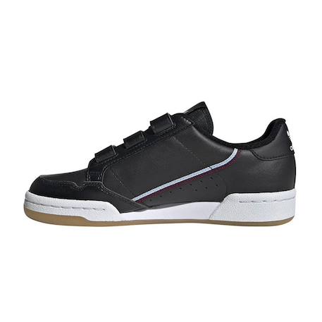 Baskets enfant en cuir Noir, blanc 3 - vertbaudet enfant 