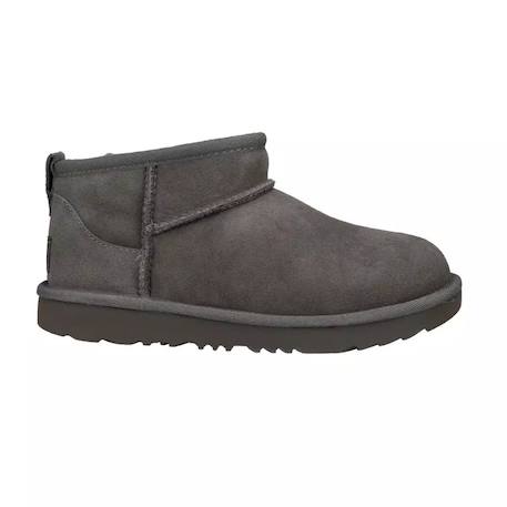 Boots enfant en daim Beige clair.+Gris+Marron foncé+Noir foncé 8 - vertbaudet enfant 