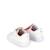Baskets bébé en cuir Blanc 2 - vertbaudet enfant 