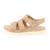Sandales enfant en cuir Beige clair+Rose clair 1 - vertbaudet enfant 