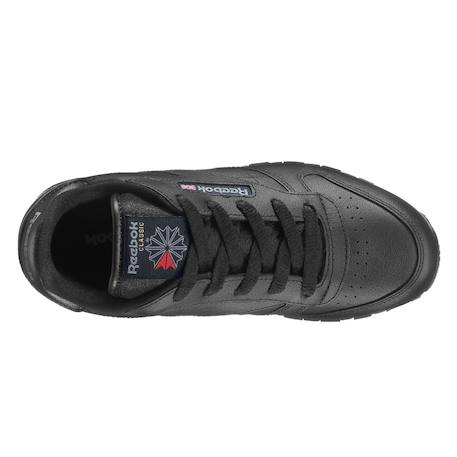 Baskets enfant en cuir Blanc/blanc+Noir/noir 8 - vertbaudet enfant 