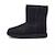 Bottes fille en daim Noir/blanc 1 - vertbaudet enfant 