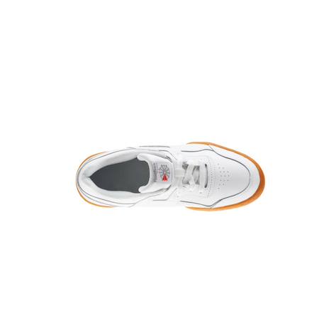 Baskets enfant en cuir Blanc, orange.+Blanc/bleu 2 - vertbaudet enfant 