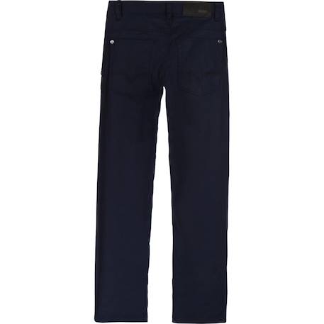 Pantalon enfant en coton Bleu marine 2 - vertbaudet enfant 