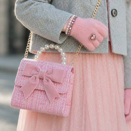 Sac à main enfant avec serre tête princesse mademoiselle Bleu+Rose 8 - vertbaudet enfant 