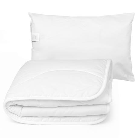 Couette et oreiller coton bio fabriqué en france Blanc 3 - vertbaudet enfant 
