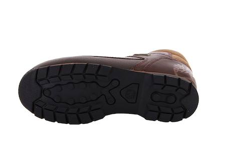 Boots garçon en cuir Marron 4 - vertbaudet enfant 