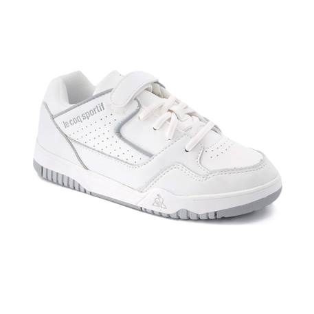 Baskets enfant en cuir Blanc 2 - vertbaudet enfant 