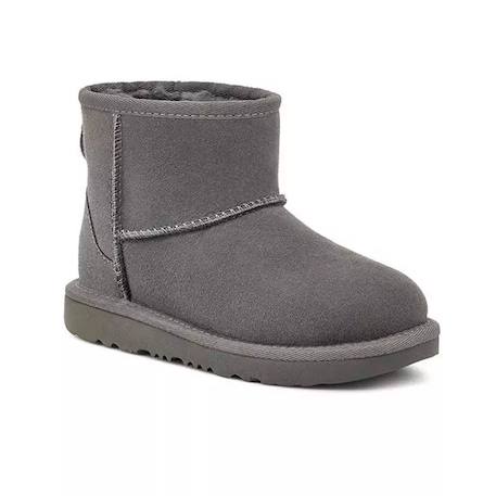 Boots enfant en daim Gris+Noir foncé 5 - vertbaudet enfant 