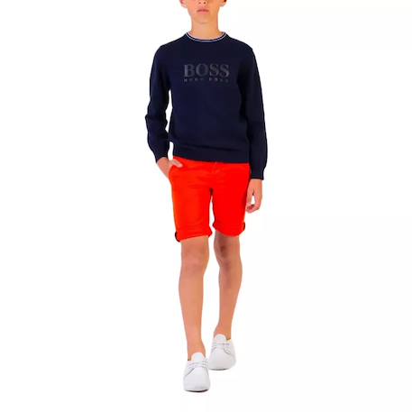 Short enfant en coton Orange foncé 3 - vertbaudet enfant 