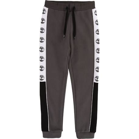 Pantalon de survêtement enfant en coton Gris 1 - vertbaudet enfant 