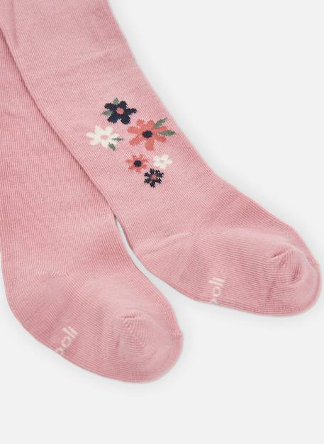 Collant imprimé de fleurs Pink 3 - vertbaudet enfant 