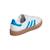 Baskets enfant en cuir Blanc, bleu ciel 4 - vertbaudet enfant 