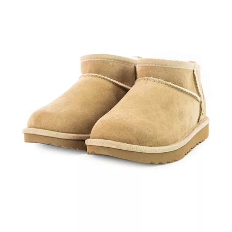Boots enfant en daim Beige clair.+Gris+Marron foncé+Noir foncé 2 - vertbaudet enfant 