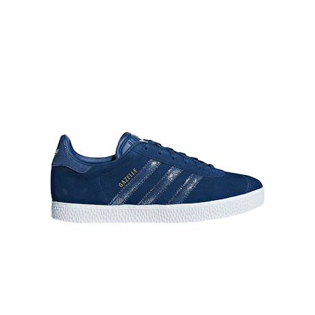 Baskets enfant en daim Bleu, blanc 2 - vertbaudet enfant 