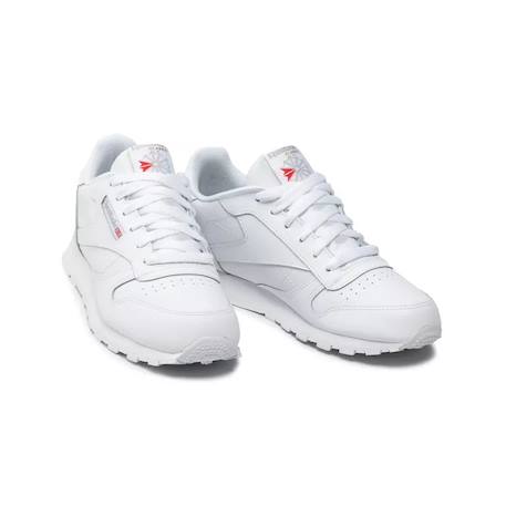 Baskets enfant en cuir Blanc 5 - vertbaudet enfant 