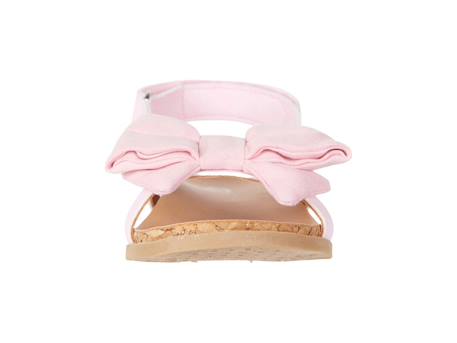 Sandales fille en cuir Noir, marron+Rose, marron 7 - vertbaudet enfant 
