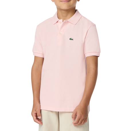 Polo enfant en coton Gris chiné, vert+Nidus, vert 8 - vertbaudet enfant 