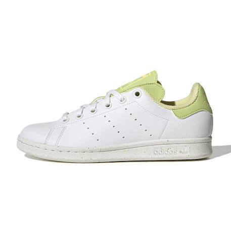 Baskets enfant en cuir Blanc et vert 1 - vertbaudet enfant 