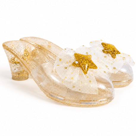 Chaussures de princesse enfant à talons magiques reigning beauty Or+Rose 4 - vertbaudet enfant 