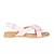Sandales fille en cuir Noir, marron+Rose, marron 11 - vertbaudet enfant 