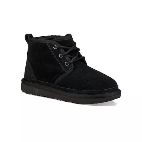 Boots enfant en daim Marron+Noir 12 - vertbaudet enfant 