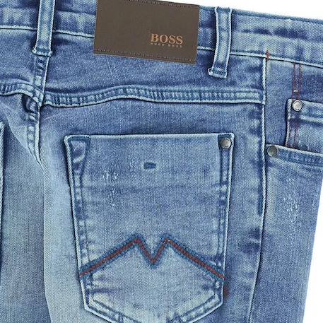 Short enfant en coton Bleu denim 3 - vertbaudet enfant 