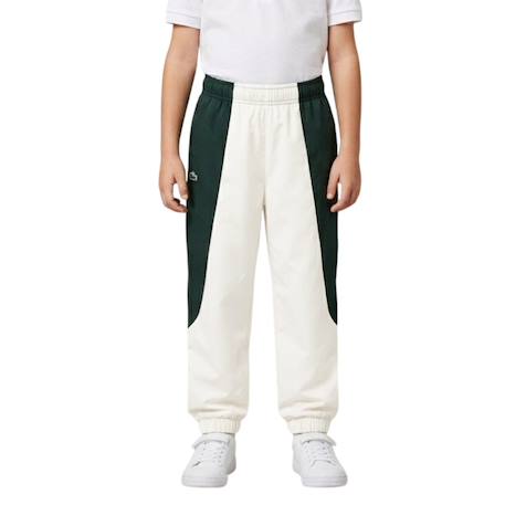 Pantalon de survêtement enfant Farine, vert+Noir, gris 3 - vertbaudet enfant 